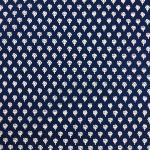 Serviette de table tissu Provençal bleue motif Indianaire