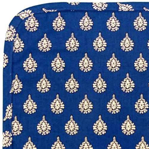 Manique de cuisine Bleue, motif de Provence Indianaire