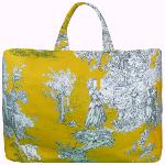 Sac Provençal Cabas motif Pastorale Jaune