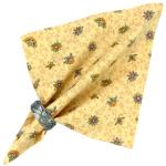 Serviette de table 45x45 cm Beige motif Provençal Lune de Miel