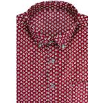 Chemise Rouge Provençale manches longues motif Ampo