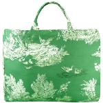 Sac Provençal Cabas motif Pastorale Vert